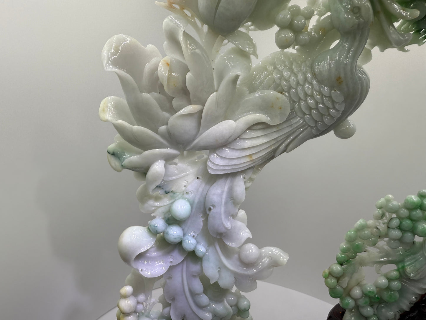 Jade Phoenix 🐦🔥 Display Type A Jadeite 翡翠玉凤凰摆件
