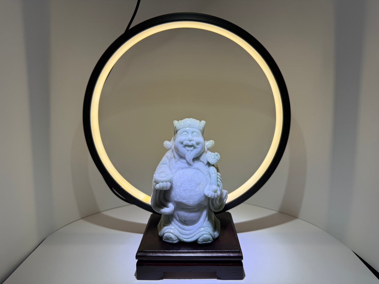 Jade Display God of Fortune Type A 翡翠玉财神 (CSY2)