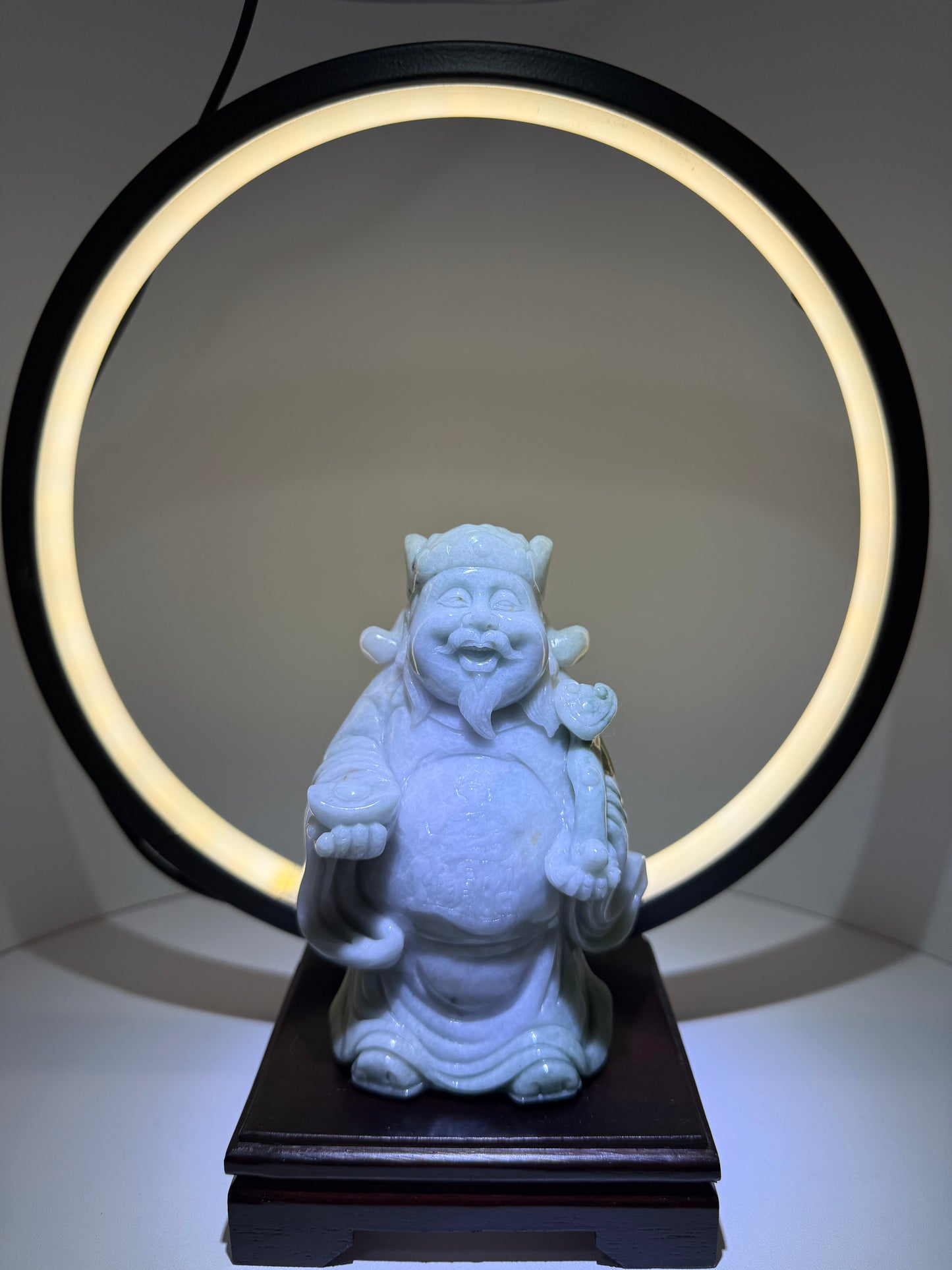 Jade Display God of Fortune Type A 翡翠玉财神 (CSY2)