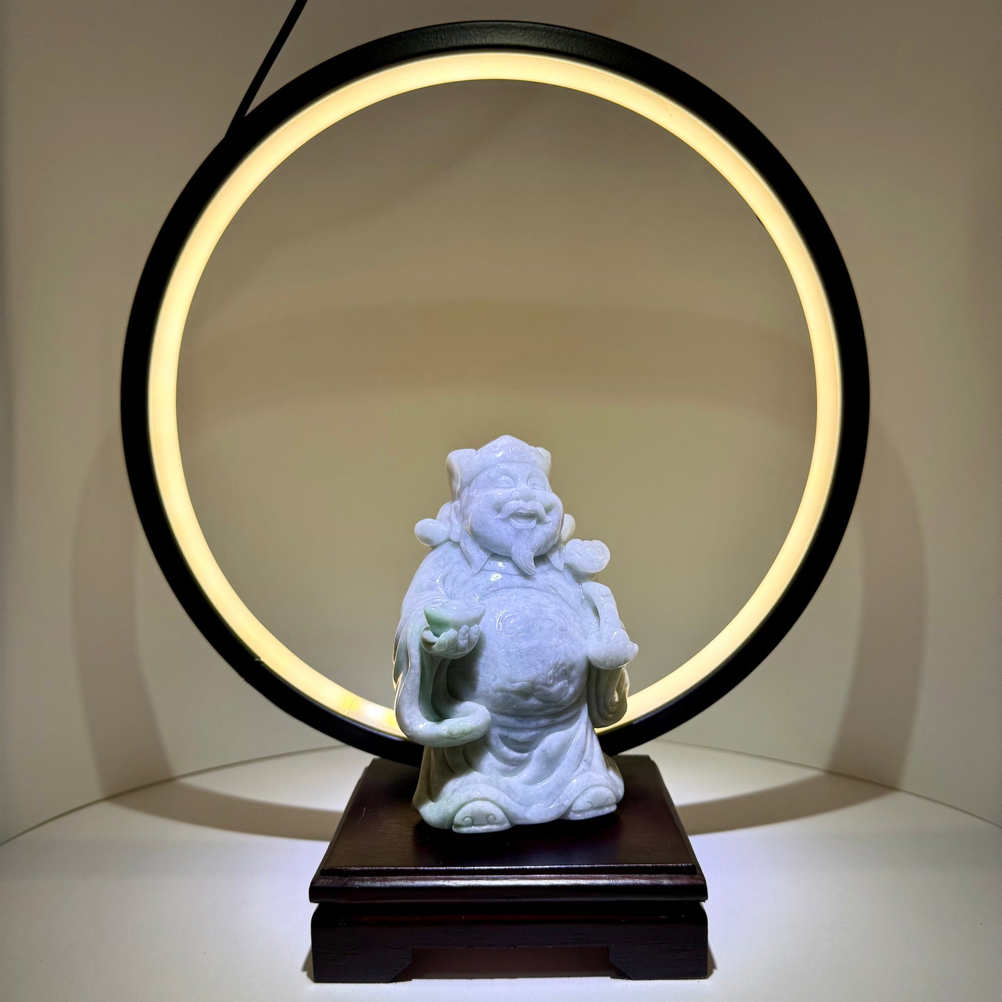 Jade Display God of Fortune Type A 翡翠玉财神 (CSY1)
