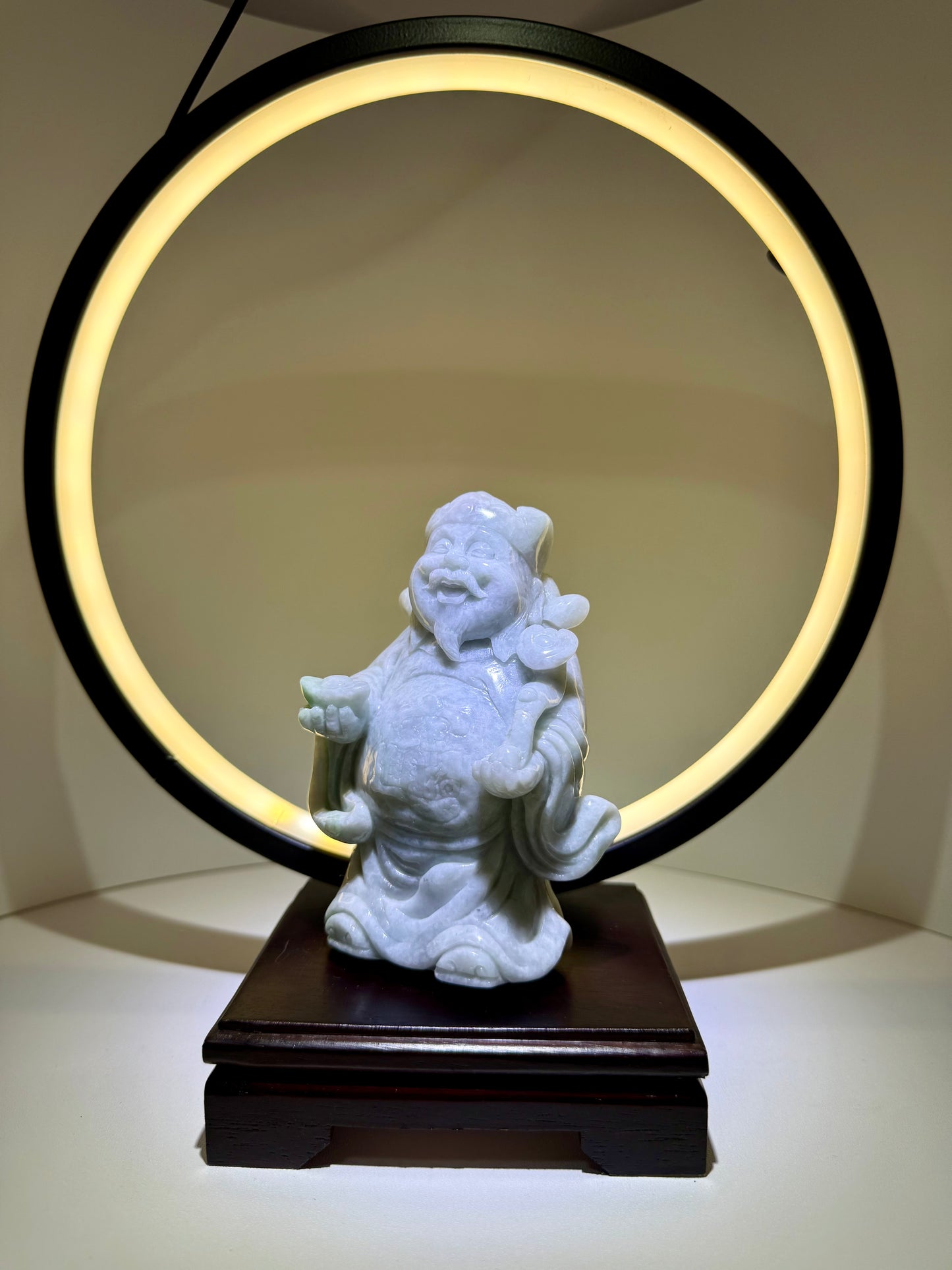 Jade Display God of Fortune Type A 翡翠玉财神 (CSY1)