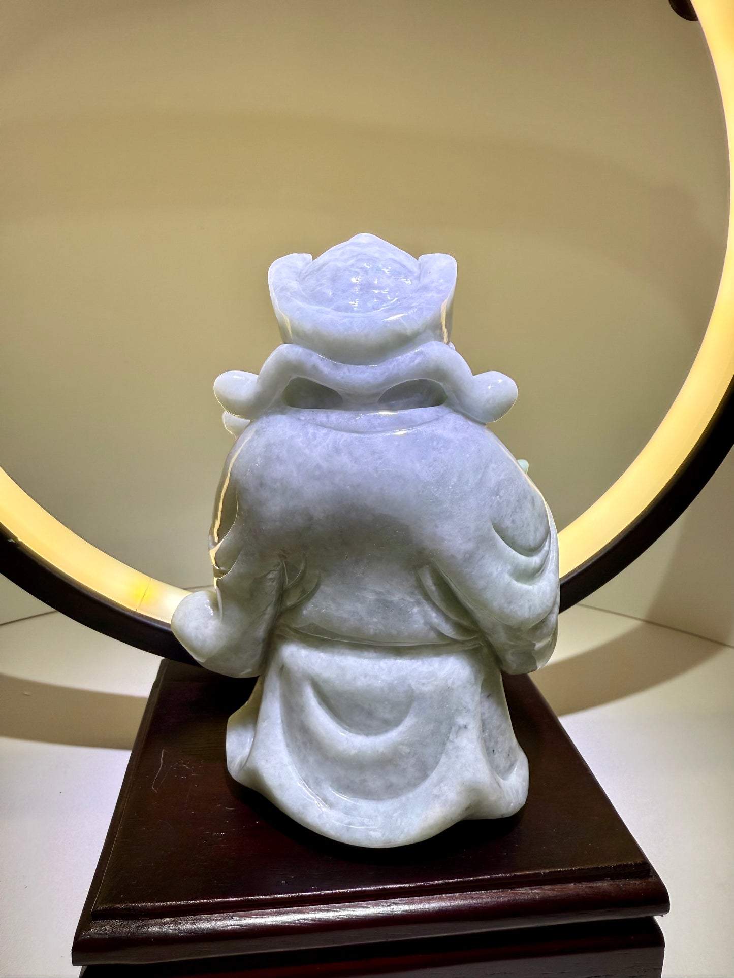Jade Display God of Fortune Type A 翡翠玉财神 (CSY1)