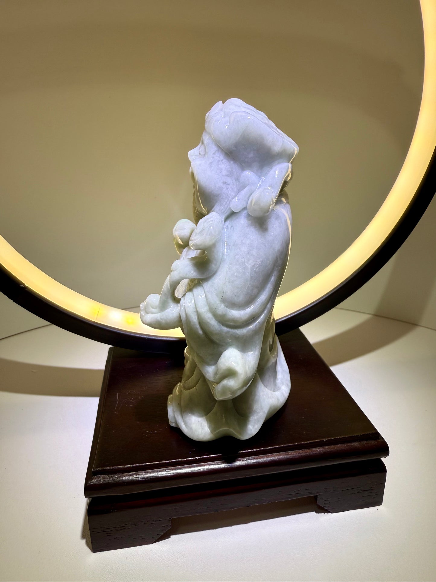 Jade Display God of Fortune Type A 翡翠玉财神 (CSY1)