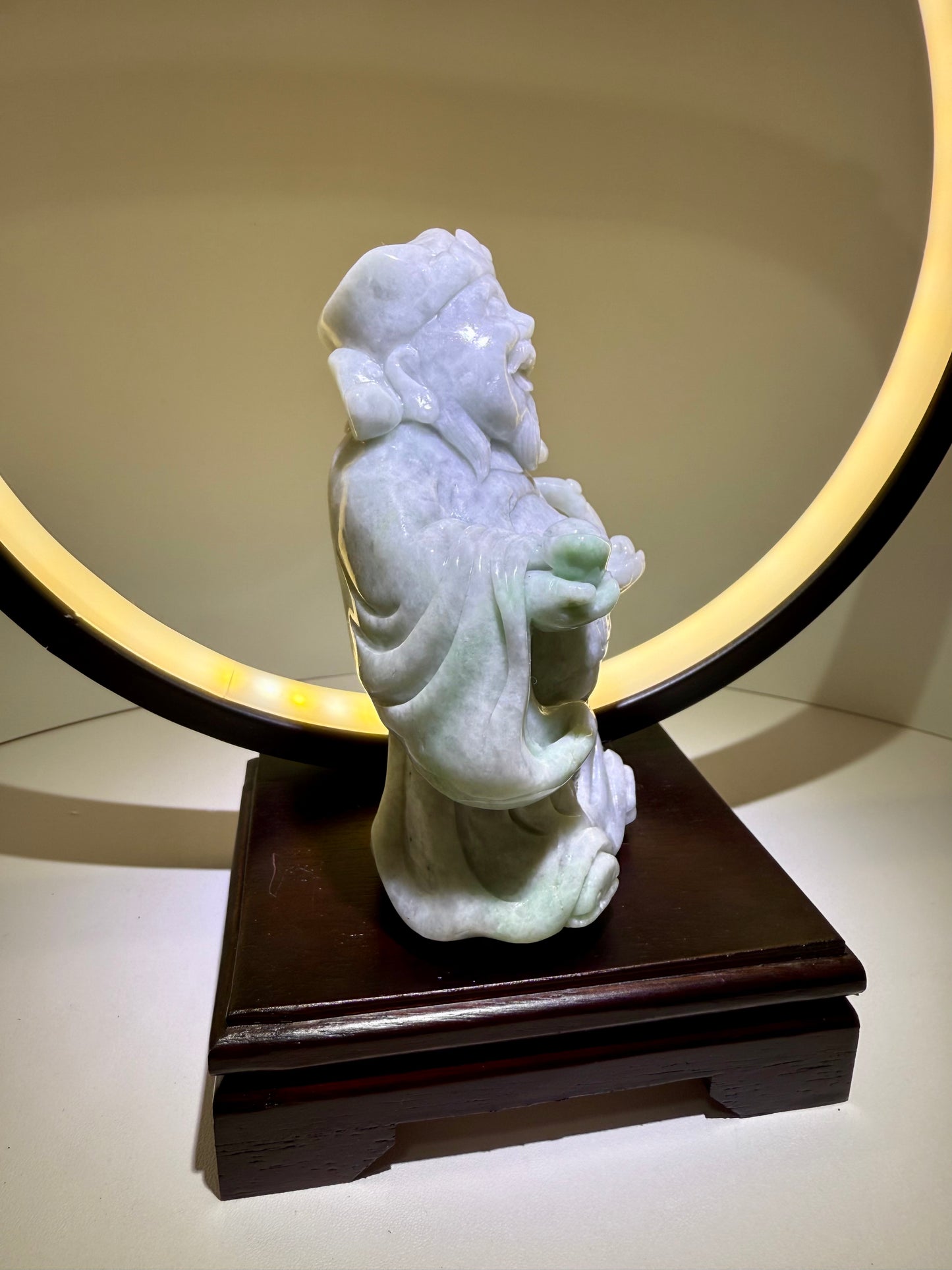 Jade Display God of Fortune Type A 翡翠玉财神 (CSY1)