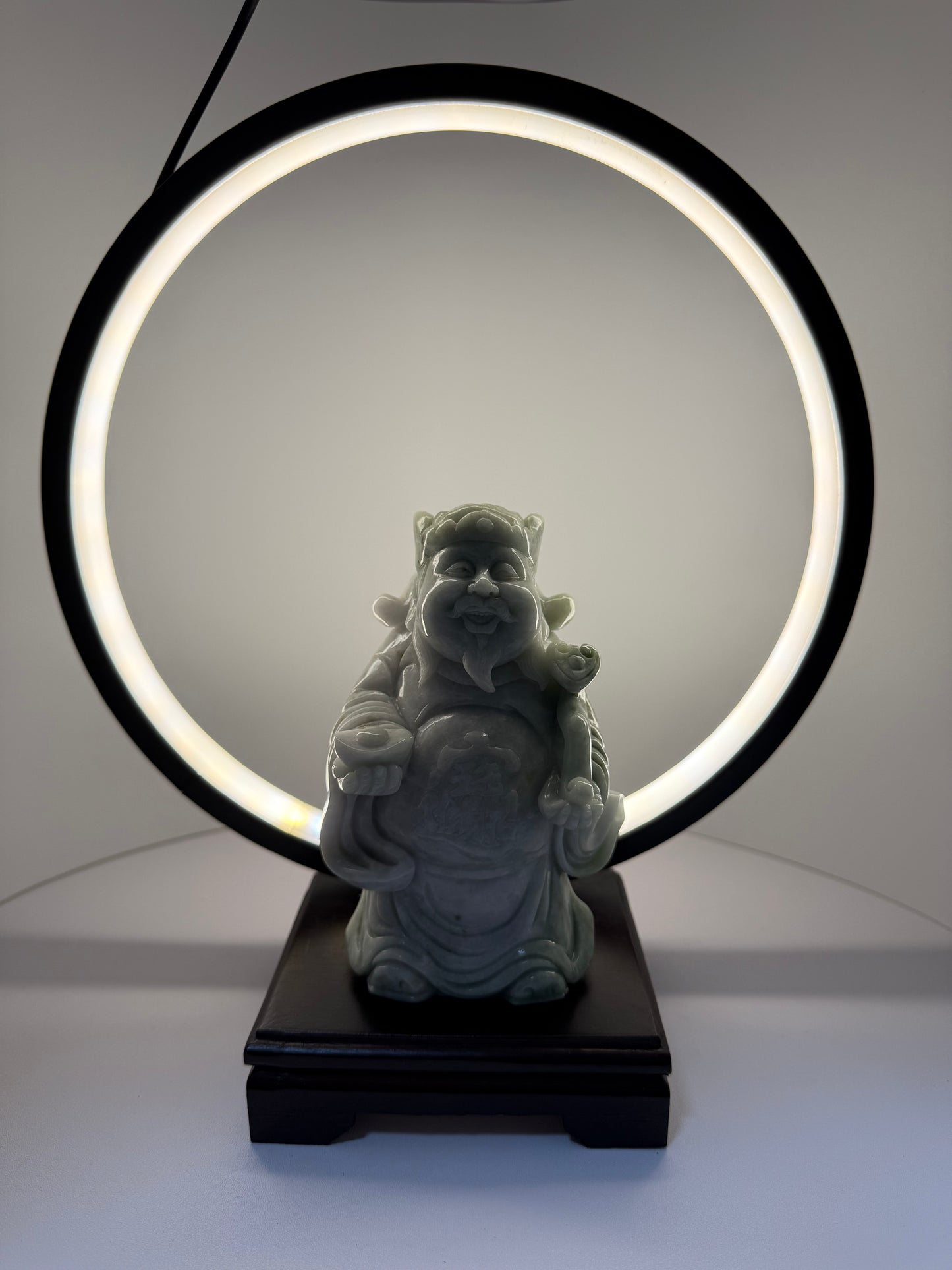 Jade Display God of Fortune Type A 翡翠玉财神 (CSY2)