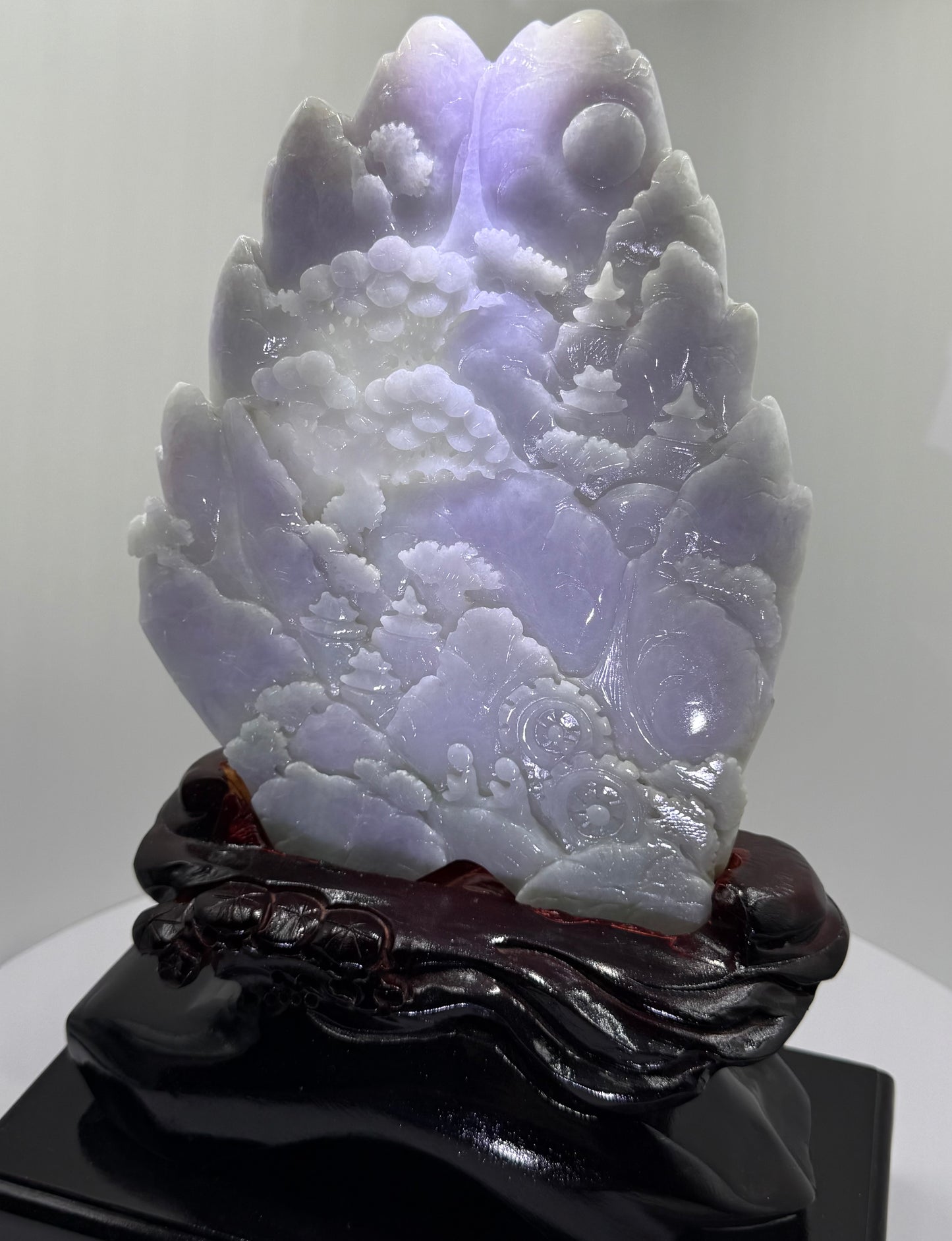 Jade Mountain Display Type A Jadeite 翡翠玉山水 - JM02