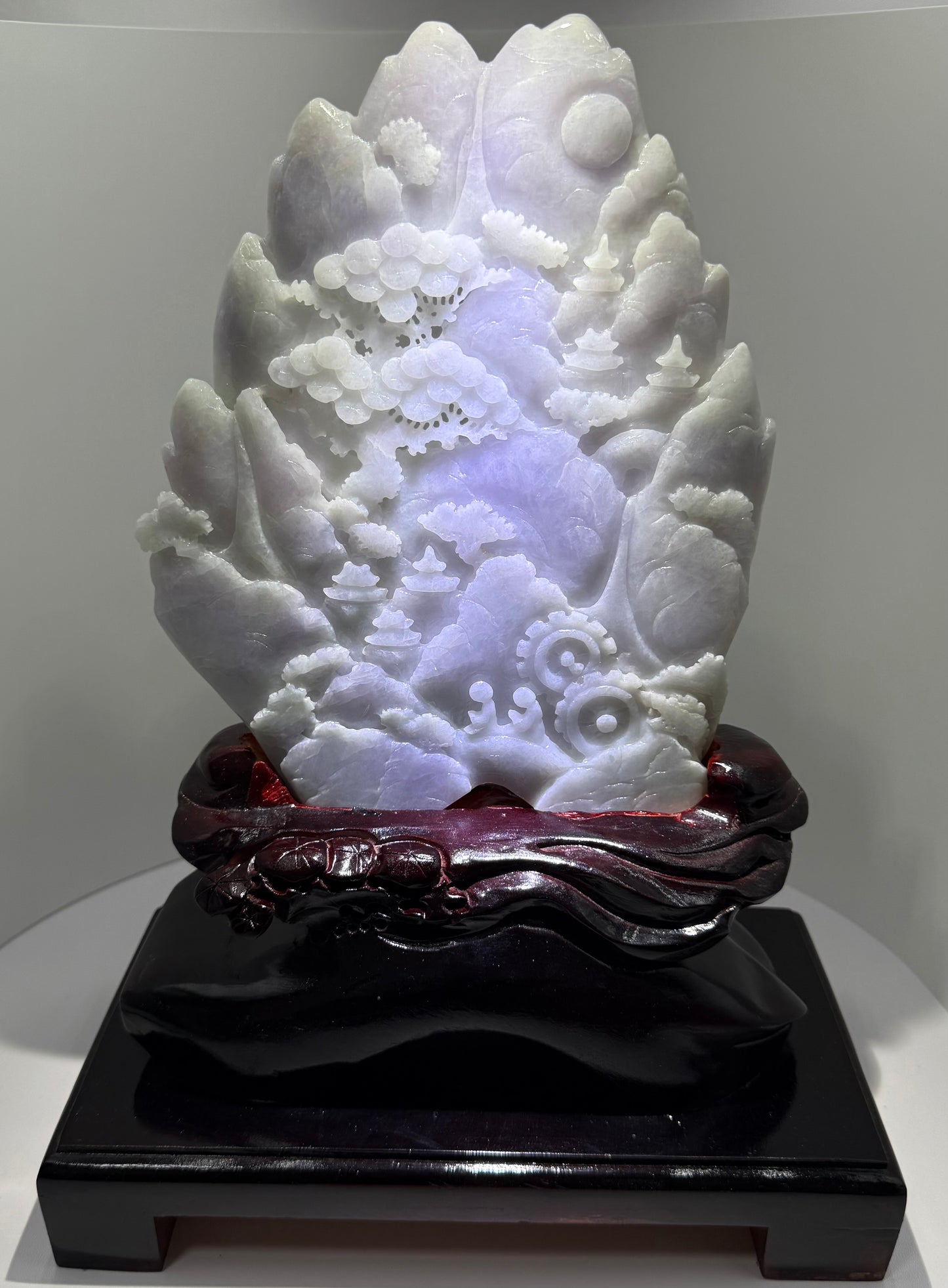 Jade Mountain Display Type A Jadeite 翡翠玉山水 - JM02
