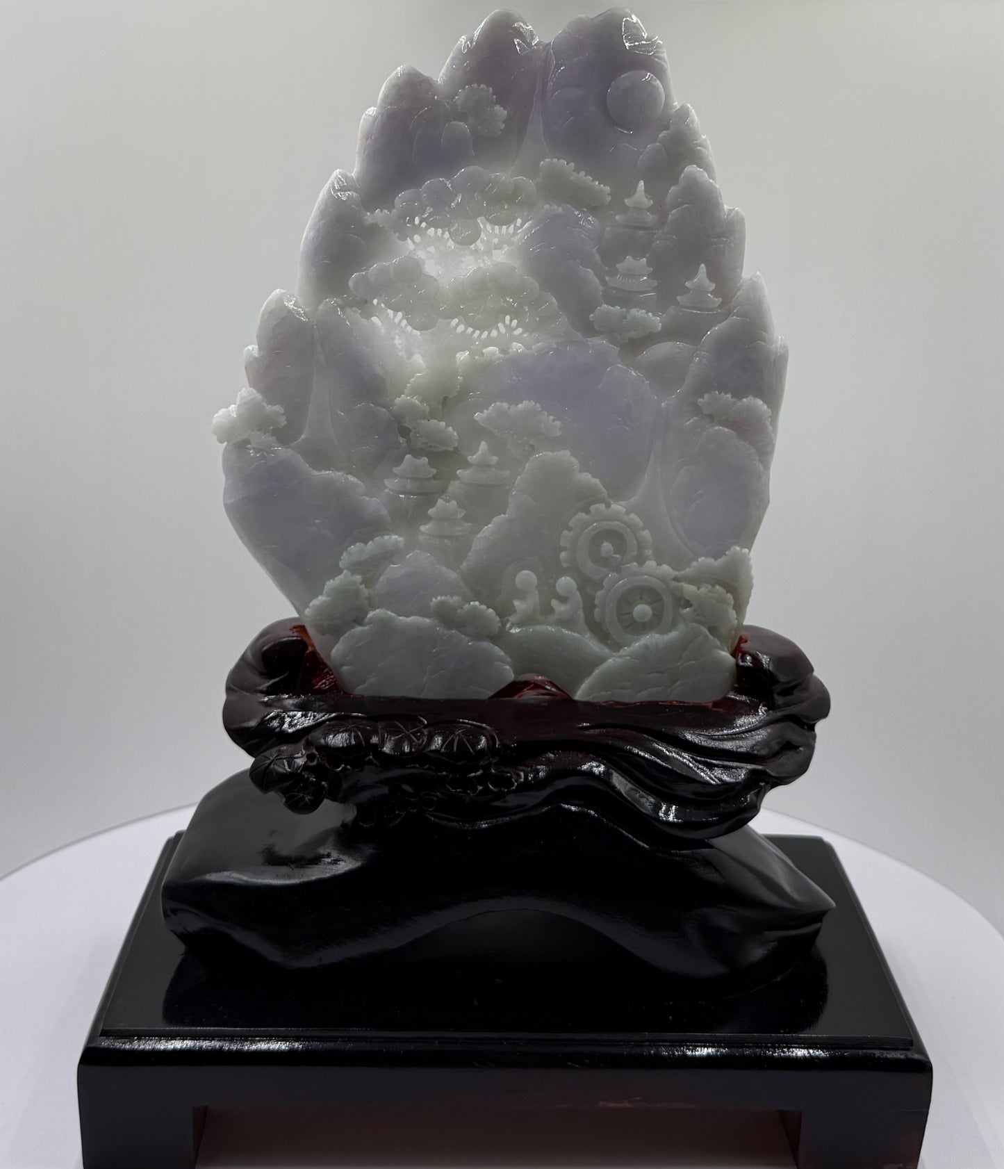 Jade Mountain Display Type A Jadeite 翡翠玉山水 - JM02