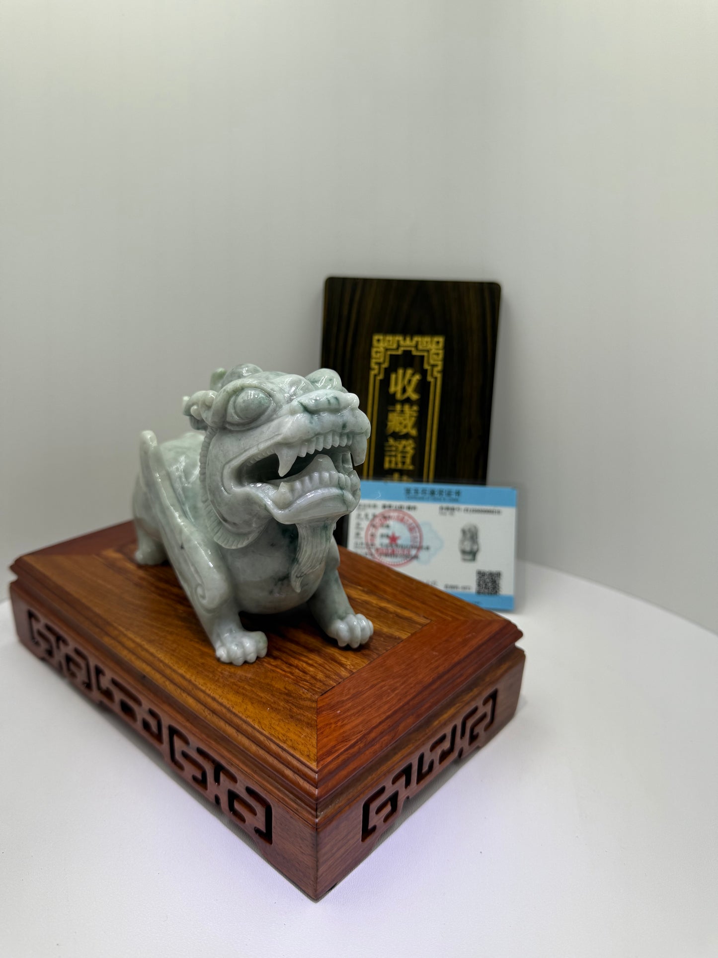 Jade Display Pi Xiu Type A 翡翠A货貔貅 (PX11)