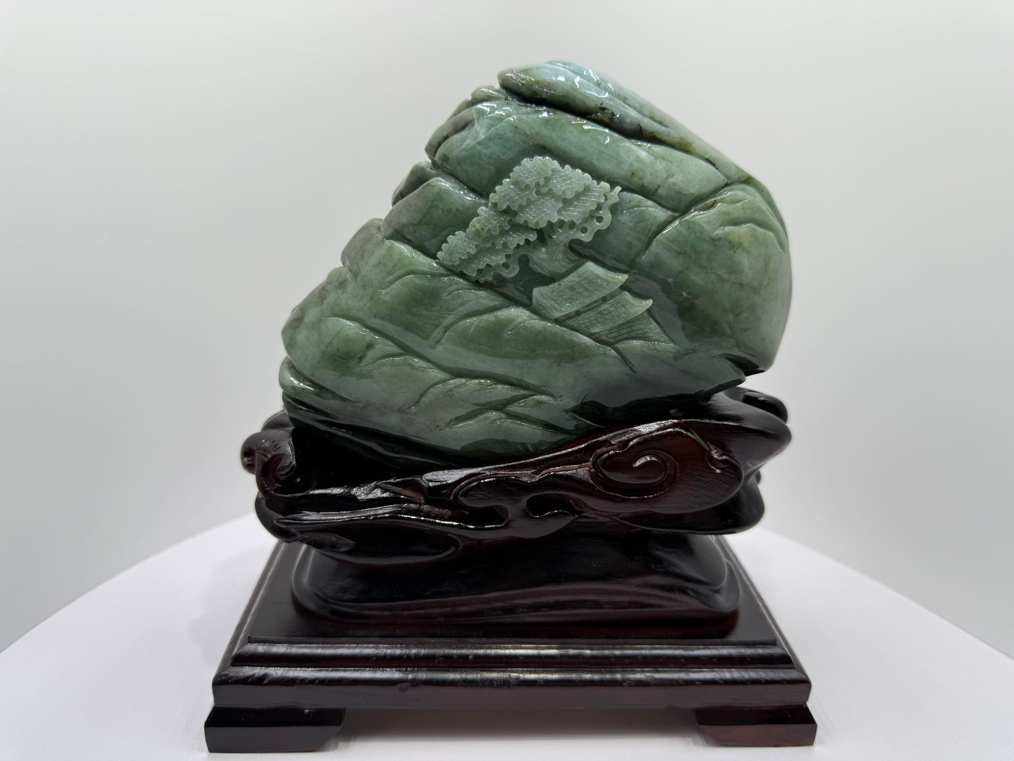 Jade Display Mountain 翡翠玉山水 A 货 - (JM06)