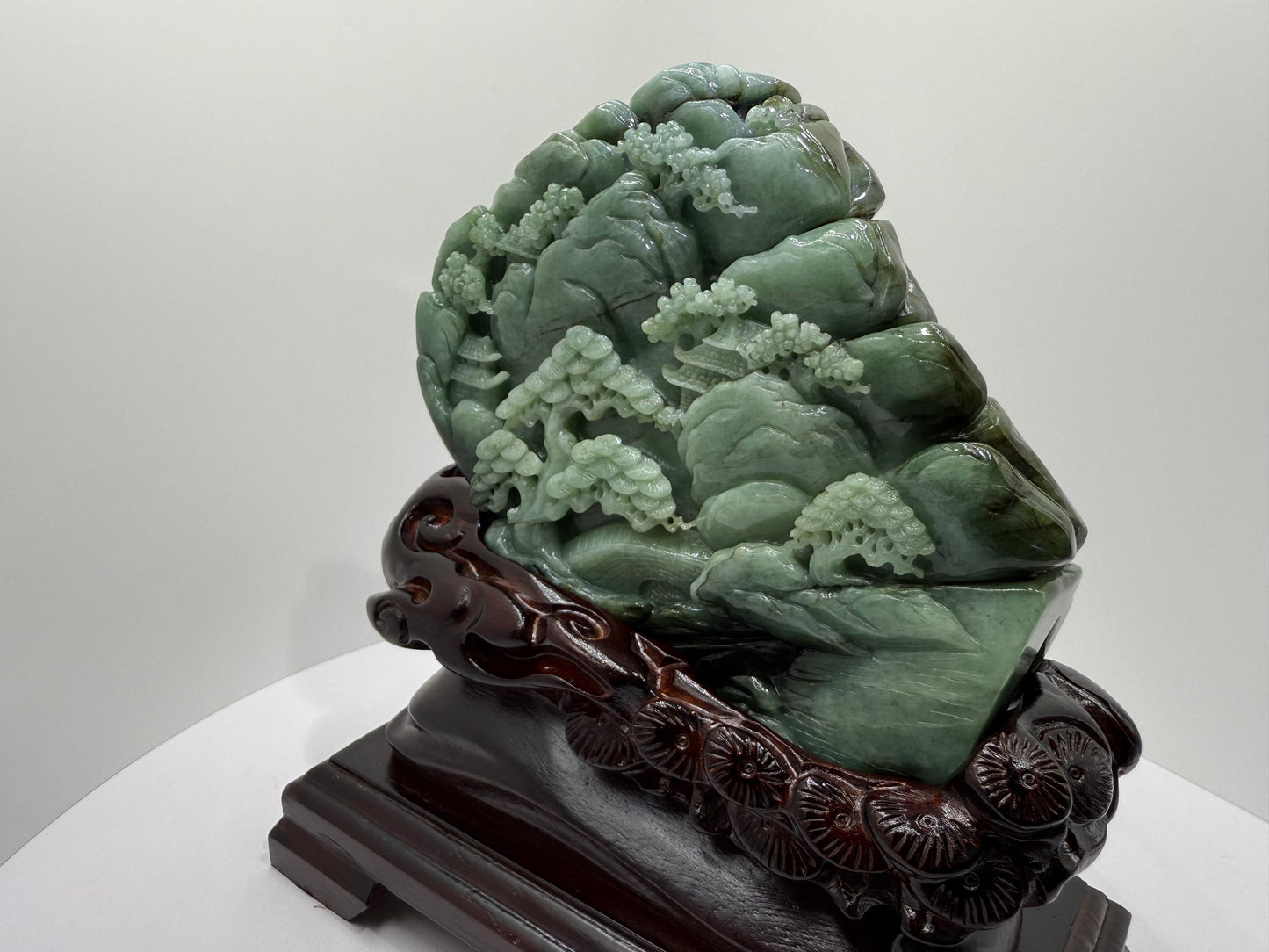Jade Display Mountain 翡翠玉山水 A 货 - (JM06)