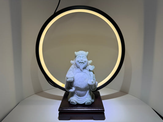 Jade Display God of Fortune Type A 翡翠玉财神 (CSY2)