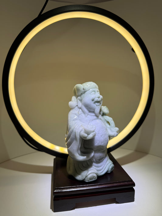 Jade Display God of Fortune Type A 翡翠玉财神 (CSY2)