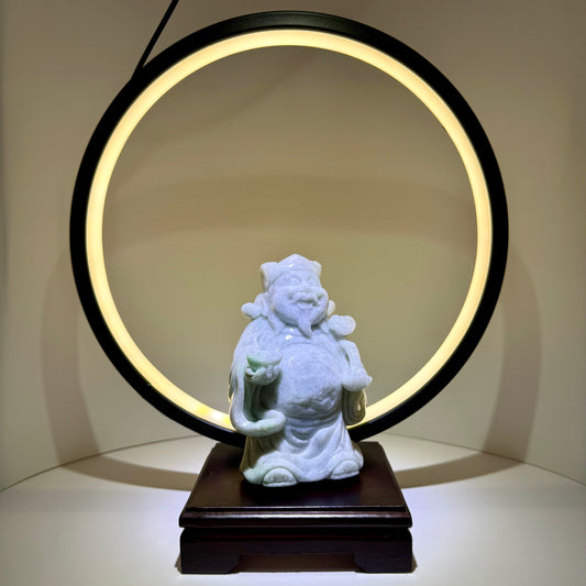 Jade Display God of Fortune Type A 翡翠玉财神 (CSY1)