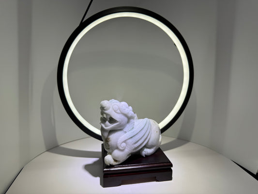 Jadeite Jade Purple Pi Xiu Display 翡翠玉貔貅 (PX16)