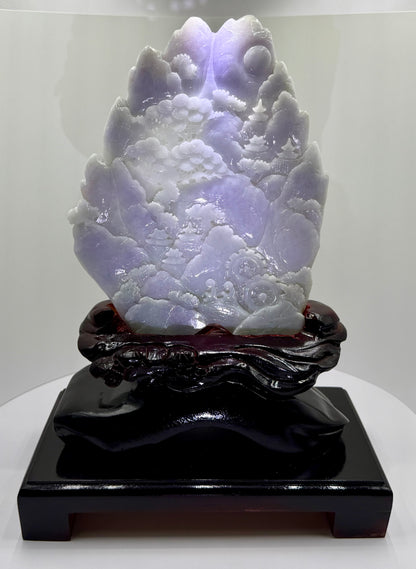 Jade Mountain Display Type A Jadeite 翡翠玉山水 - JM02