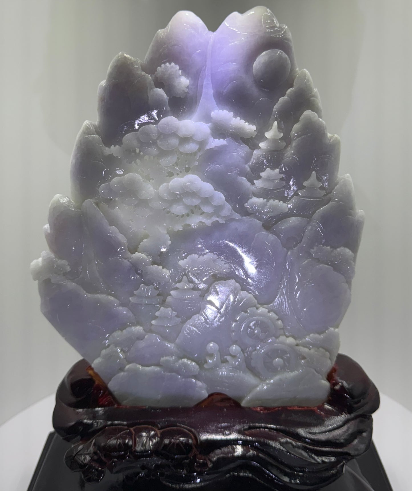 Jade Mountain Display Type A Jadeite 翡翠玉山水 - JM02