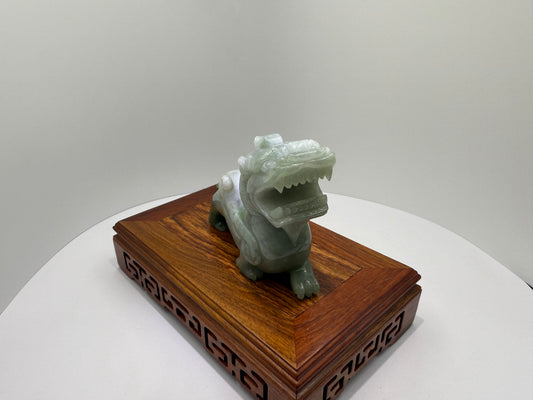 Jade Pi Xiu Display Type A Jadeite 翡翠A货貔貅 (PX05) (NGI Certified)