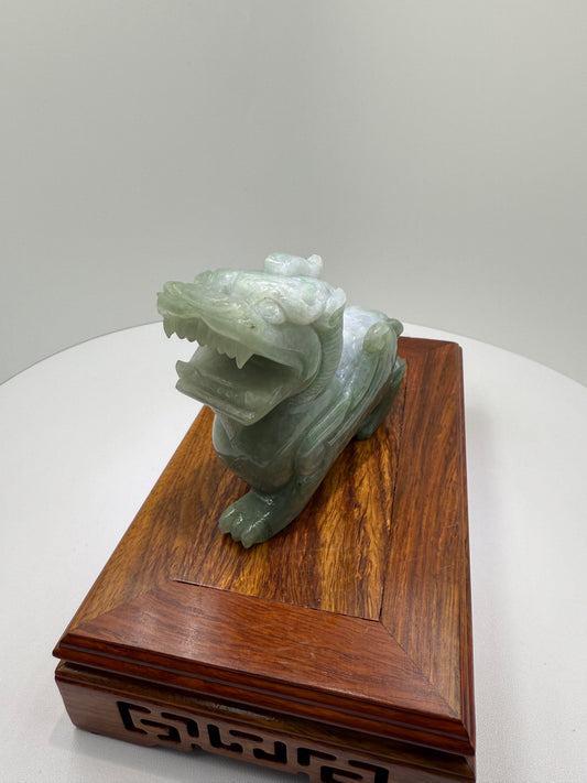 Jade Pi Xiu Display Type A Jadeite 翡翠A货貔貅 (PX05) (NGI Certified)