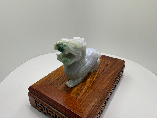 Jade Pi Xiu Display Type A Jadeite 翡翠A货貔貅 (PX01) (NGI Certified)