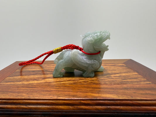 Jade Pi Xiu Type A Jadeite Pendant 翡翠A货貔貅 (PX08) (NGI Certified)