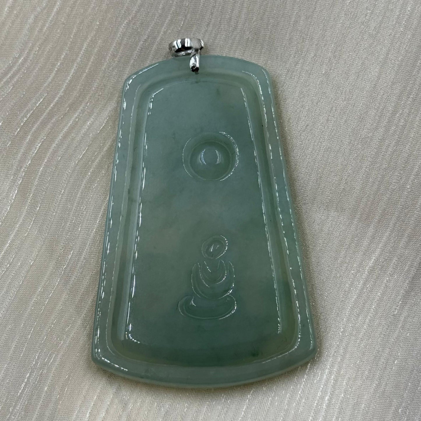 Jade Buddha Dragon Guardian Pendant -翡翠玉神龙户主