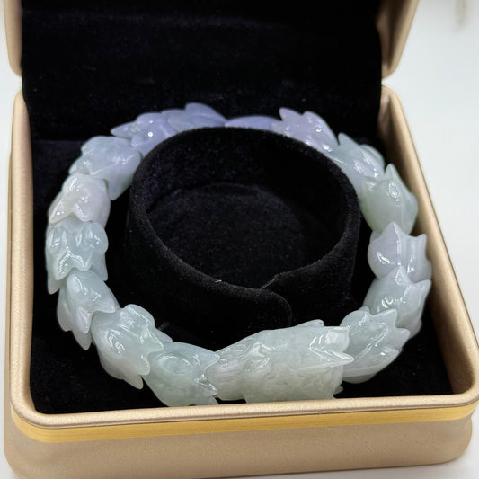 Dragon Jade Bracelet - 翡翠玉龙手串